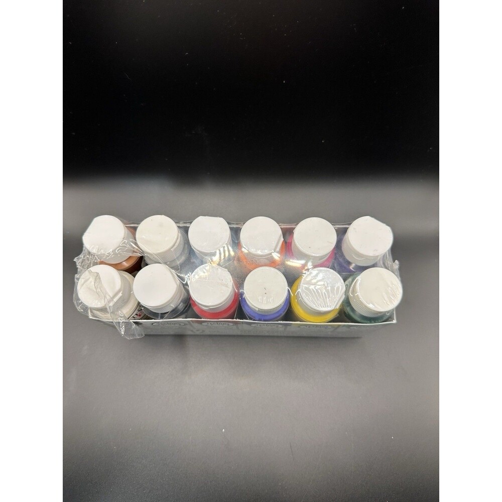 New Testers Craft Acrylic Paint 12  Set Matte Finish Multipurpose Water Based - Picture 8 of 9
